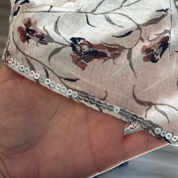 Anthropologie Ecote Floral Tank Top Size Small - Picture 6 of 7